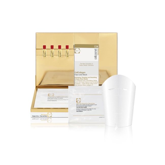 Cellcosmet CellEctive CellCollagen Face and Neck 4x28ml + 4x1.5ml - Uniszex arcmaszk